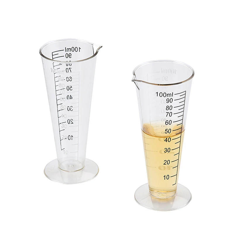 Para uso em cozinha e restaurante 1 peça 100ml copo de medição acrílico de qualidade alimentar com escala - sem BPA, perfeito