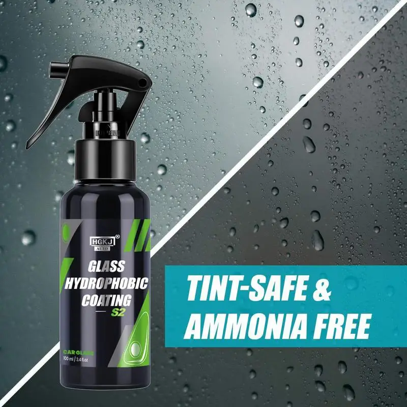 Spray anti-pluie pour vitre de voiture, agent de revêtement anti-buée étanche, spray anti-buée pour rétroviseur et pare-brise