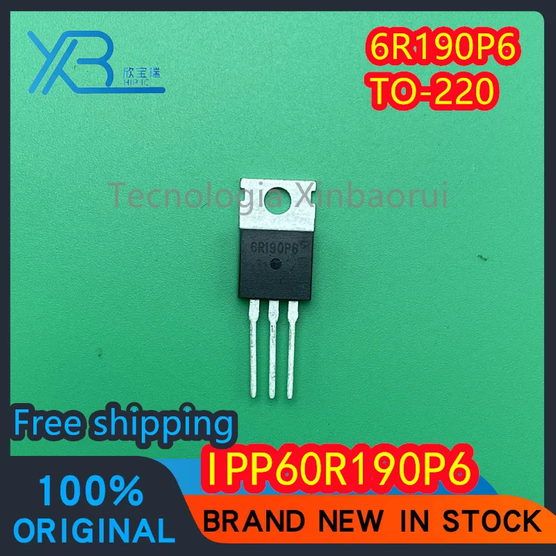

(10/50 pieces) 6R190P6 IPP60R190P6 TO-220 MOS field effect tube 100% original electronics new in stock Free shipping