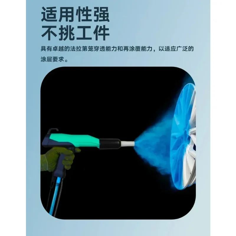 Manual electrostatic spray gun, electrostatic powder spray gun, electrostatic spray gun