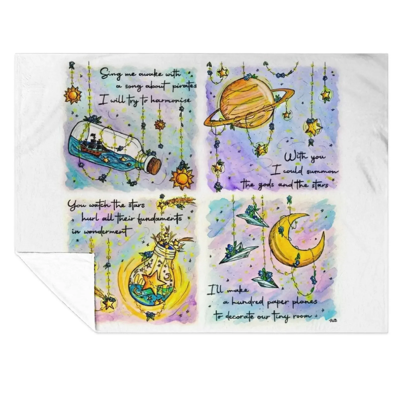 

Fairy Lights Series Inspired by The Amazing Devil Throw Blanket Designers Soft Beds Large Decorative Beds Blankets