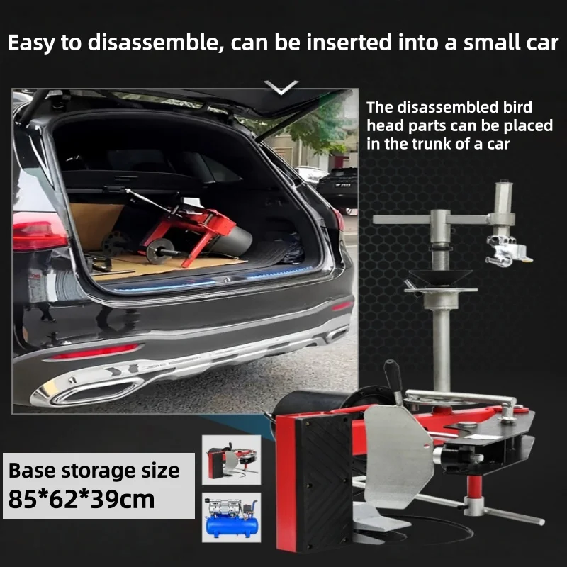 Pneumatic Tire Removal Machine Rescue Mobile Tire Repair Card Truck Vacuum Tire Disassembly and Assembly Tool Portable