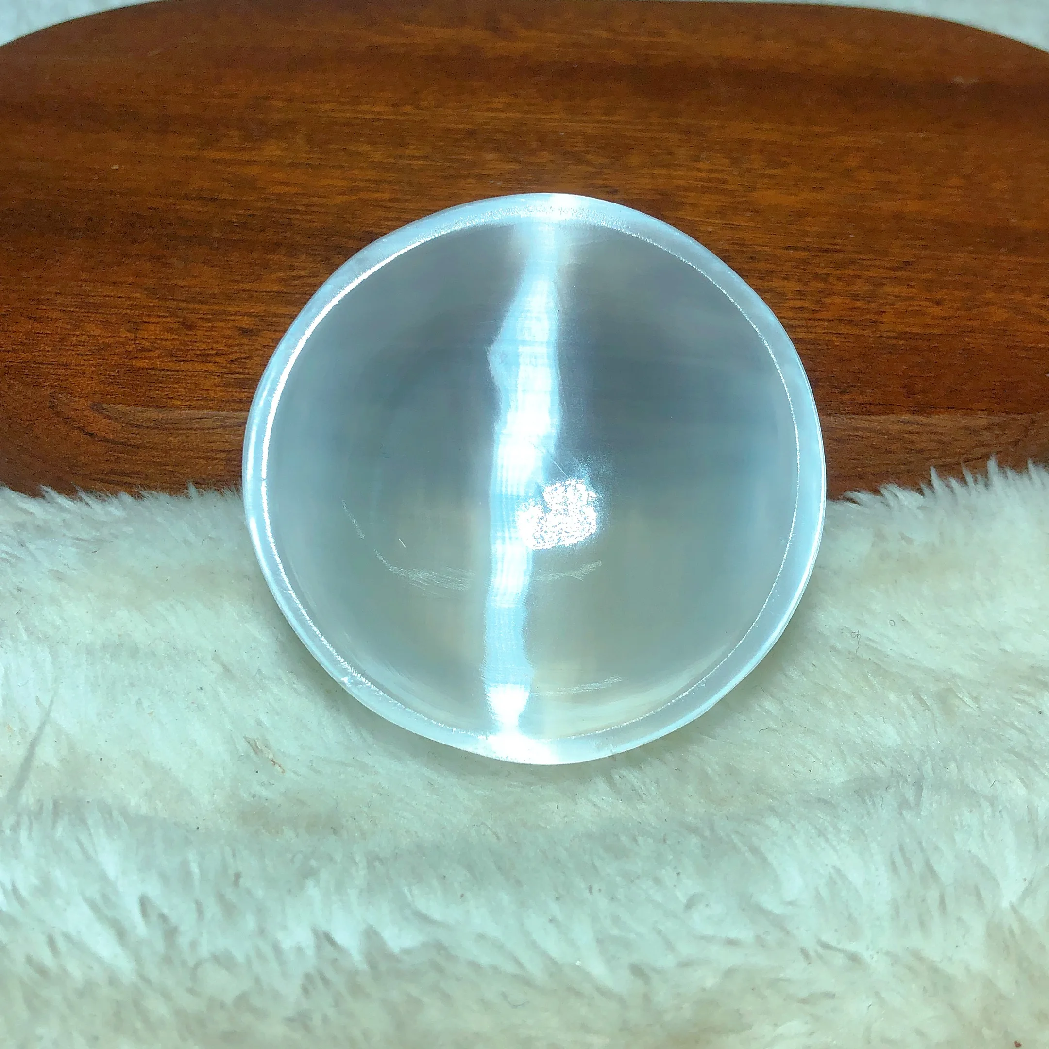 Natural Crystals Selenite Bowl Flashy Polished Craving Reiki Home Decorations High Quality Mineral Energy Gift