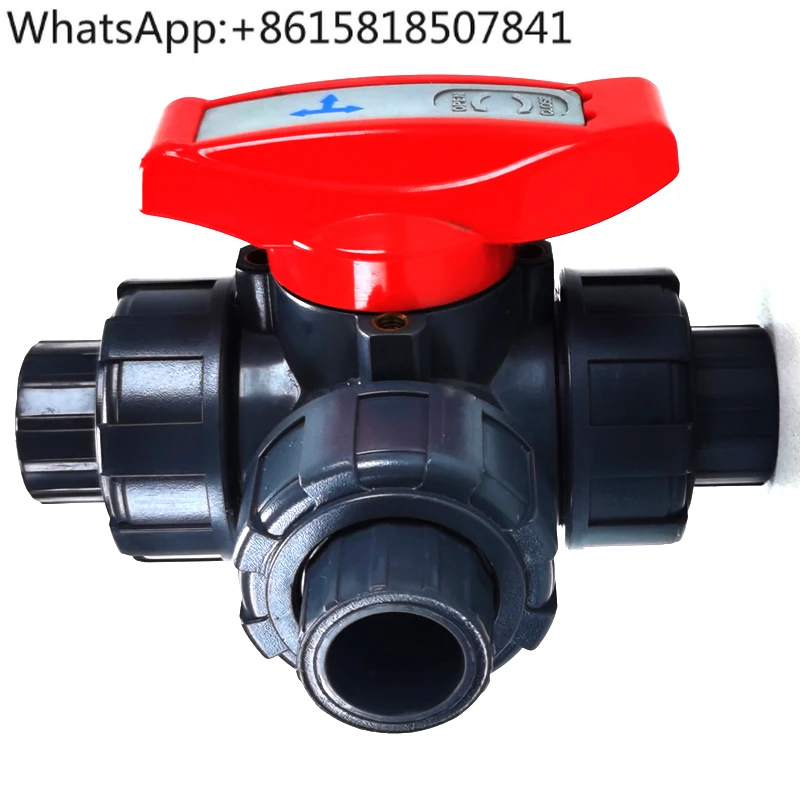 

Ball valve plastic three-way valve switch PVC chemical water pipe multi-way valve T type L type 6 points 32