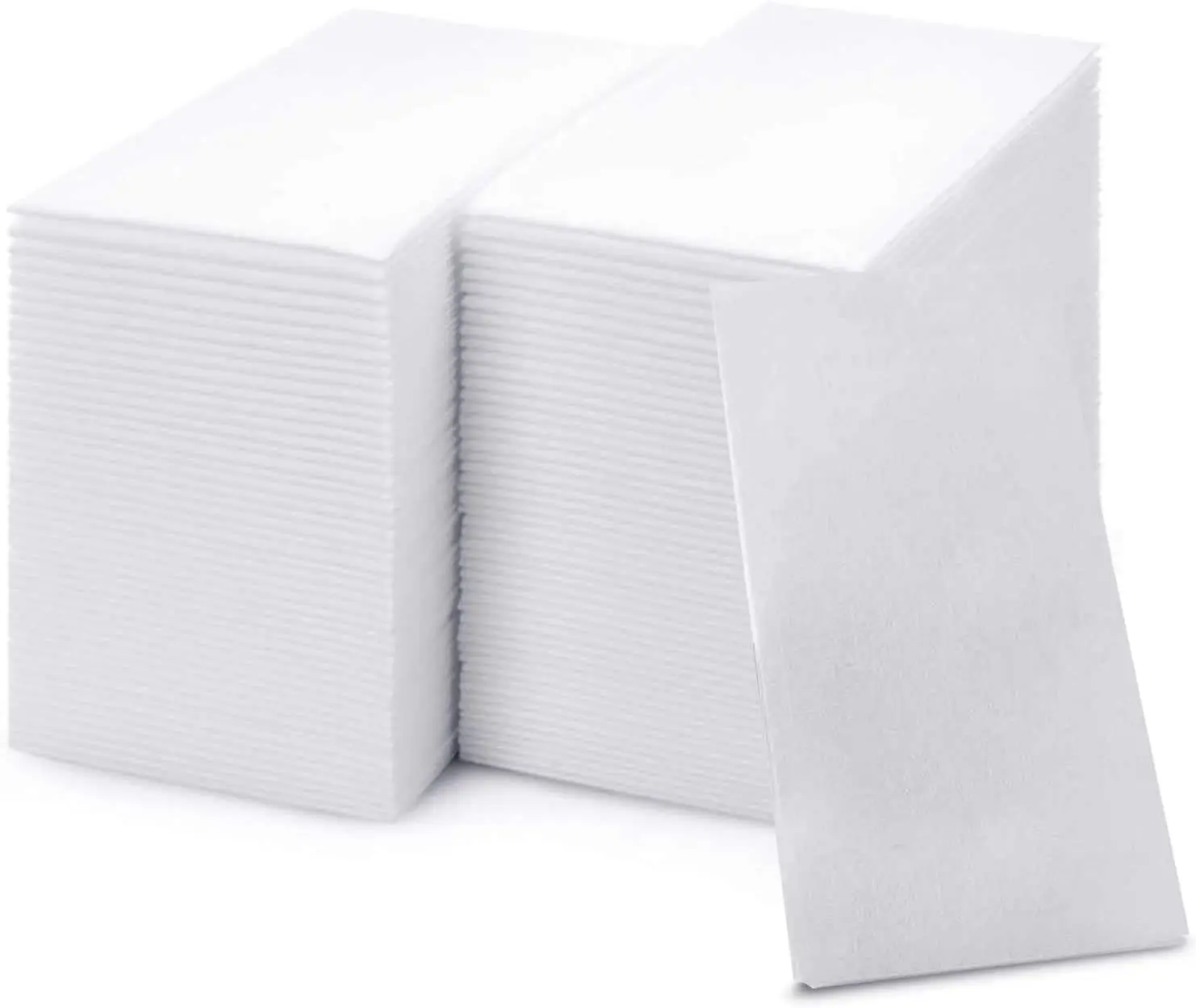 

1000 Large Disposable Guest Towels for Bathroom, Premium Linen-Like, Multi-Fold, Cloth-Feel Napkins, a Hygienic Solution