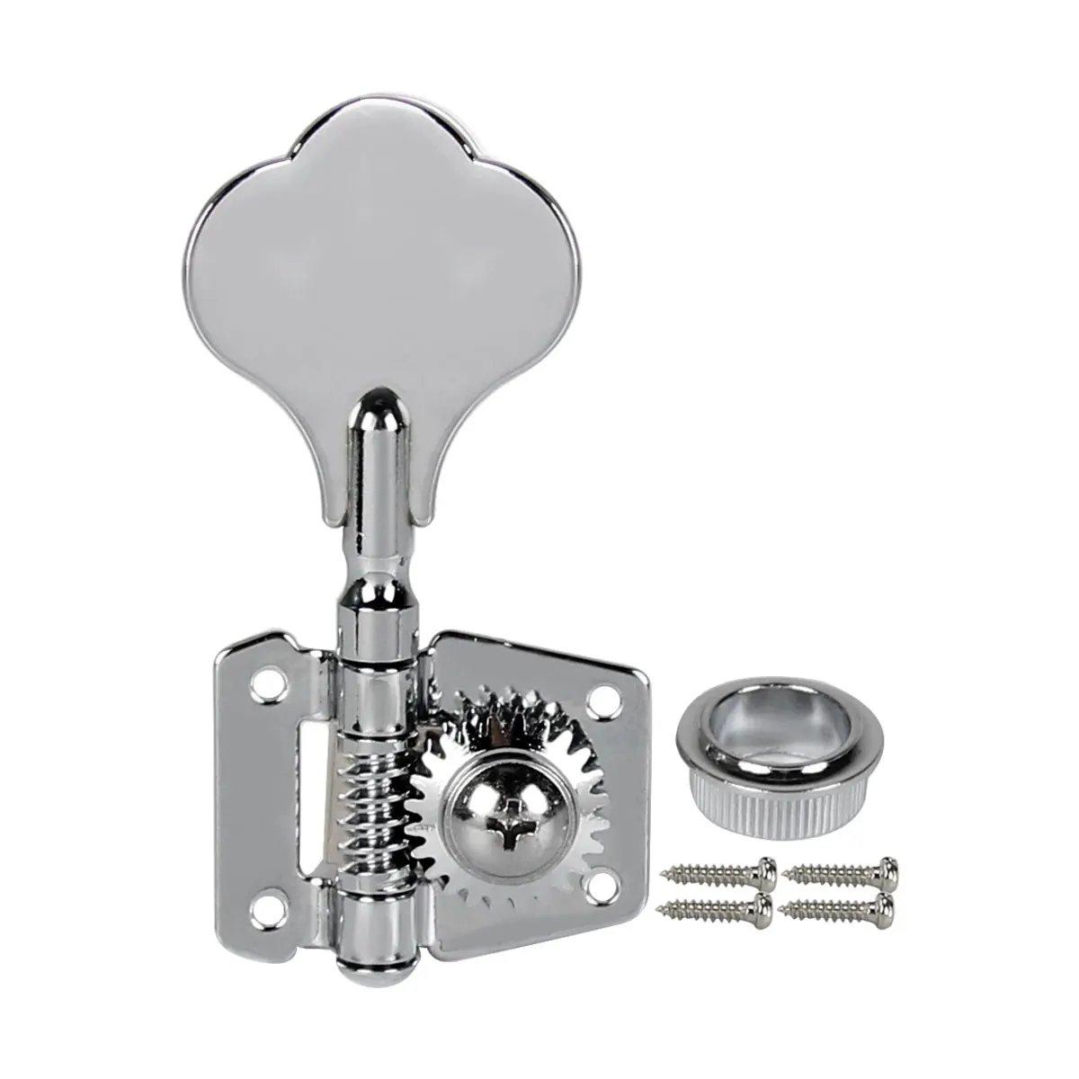 

FLEOR 1 шт. тюнер для бас-машины для электрического баса, хром/черный