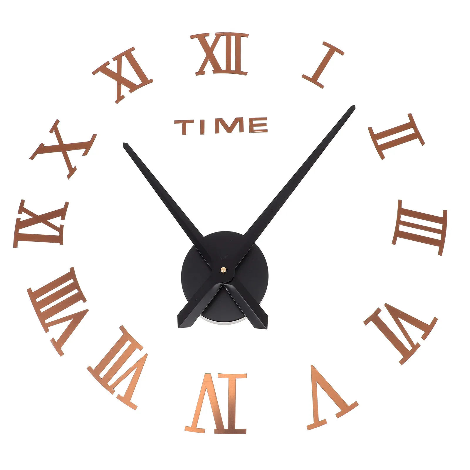 DIY 3D Wall Hanging Silent Clock Modern Design High Grade Material Easy Installation Home Office Decor Big Wall Clock