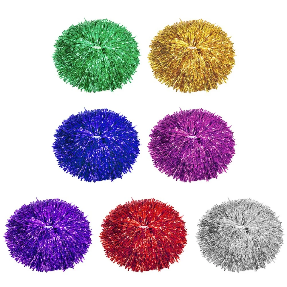 1Piece Cheer Dance Sport Competition Cheerleading Pom Poms Flower Ball For for Football Basketball Match Pompon