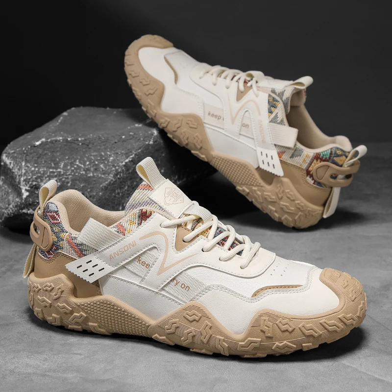 

Men's lightweight casual sneakers spring summer soft-sole anti-slip breathable outdoor running shoes fashion racing sports shoes