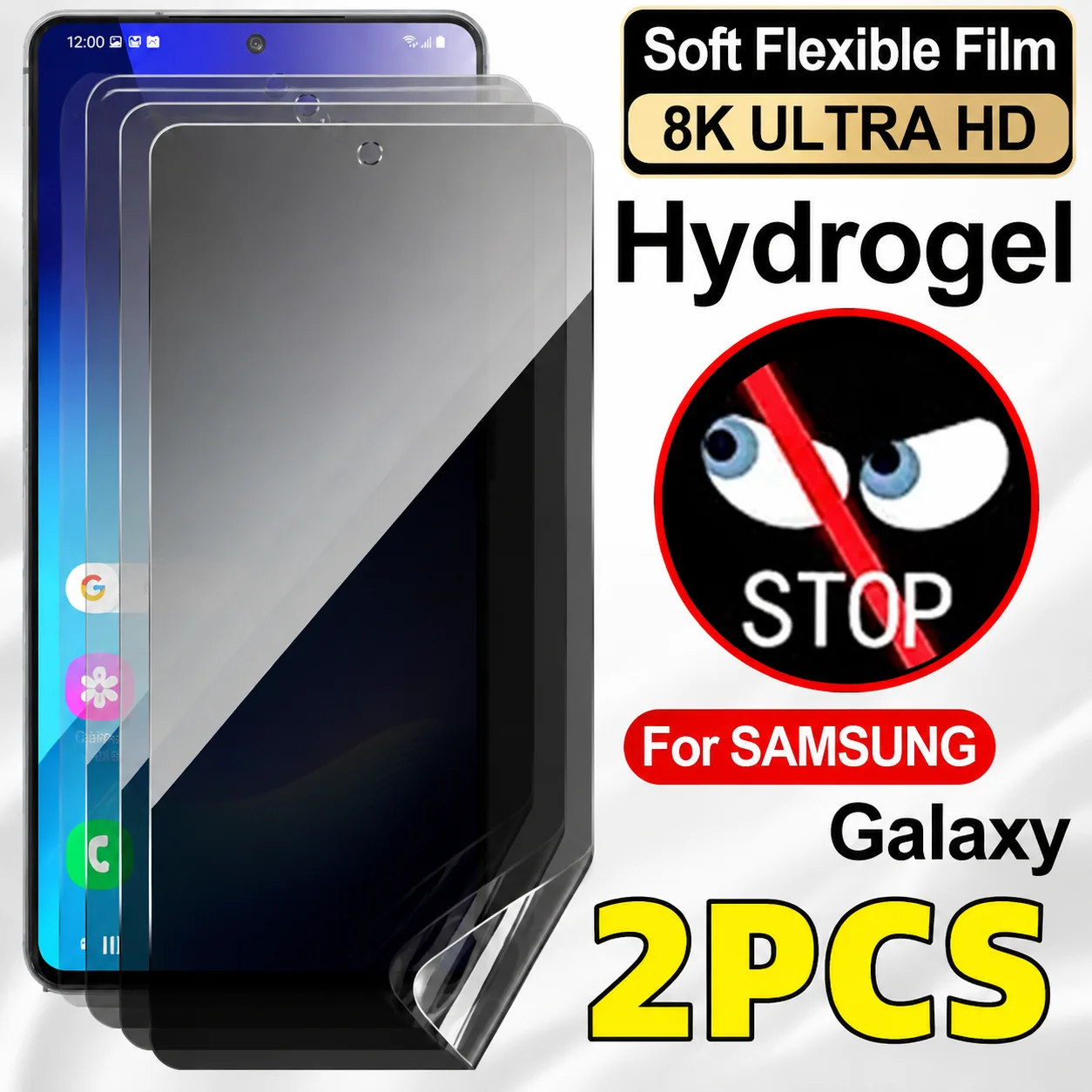 2pcs Privacy Hydrogel Film for Samsung Galaxy S24 S25 S26 Ultra S23 S22 S21 Plus Ultra Anti-Spy Anti-Peeping Screen Protector