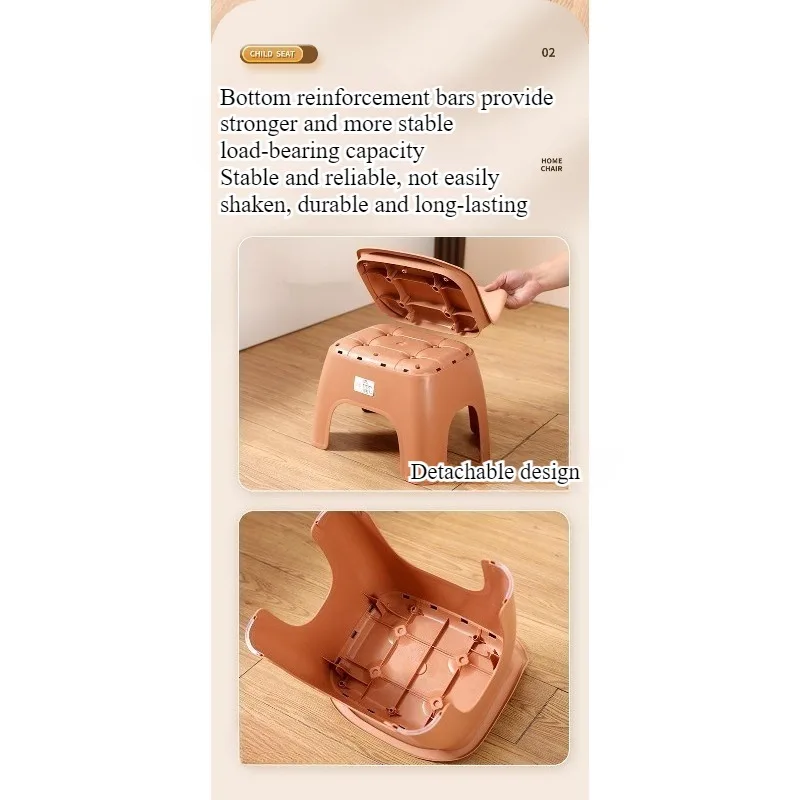 مقعد حمام غير قابل للانزلاق، مقعد بسيط لتغيير الأحذية، مقعد منزلي لغرفة المعيشة، طاولة القهوة، مسند ظهر صغير للأطفال