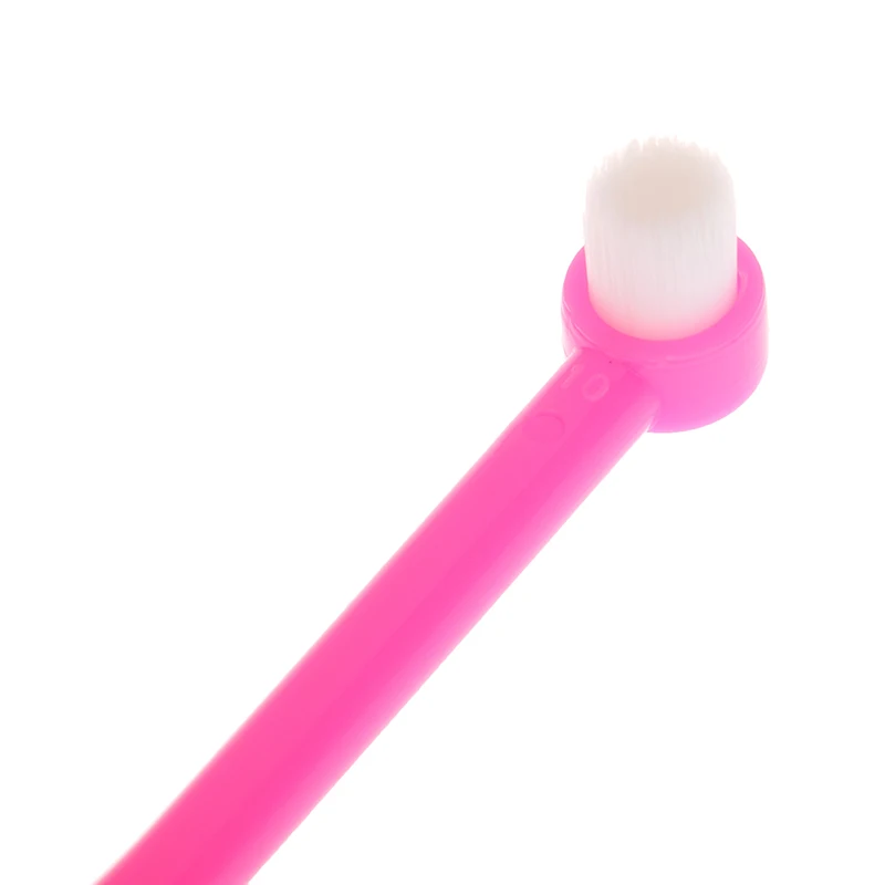 1 قطعة رأس صغير لينة الشعر تقويم الأسنان فرشاة بين الأسنان شعاع واحد لينة تنظيف الأسنان فرشاة الأسنان أداة العناية بالفم #2