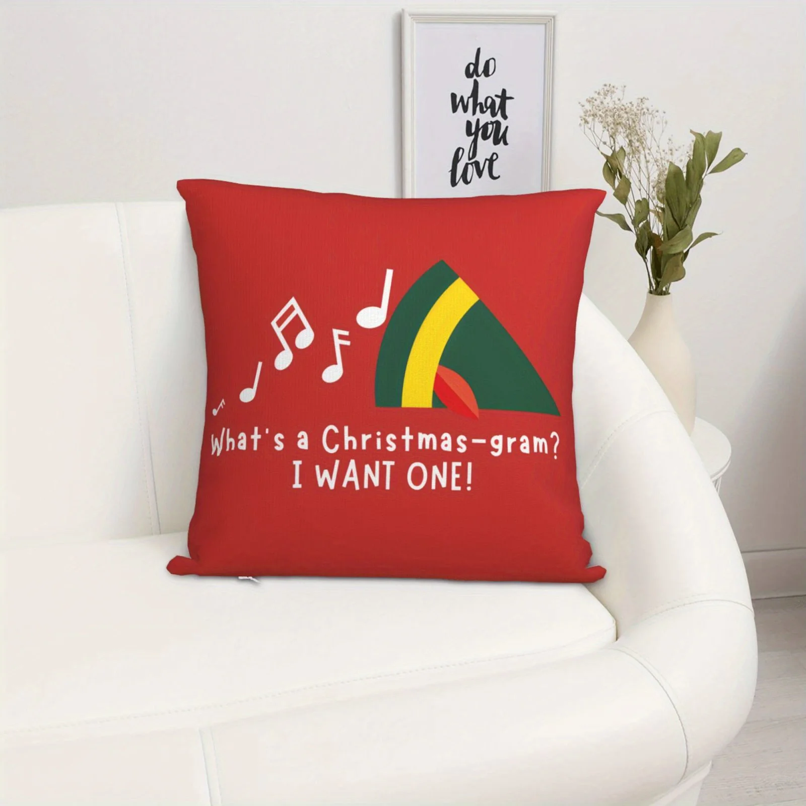 1pc Christmas Pillow Cover - Buddy The Elf 