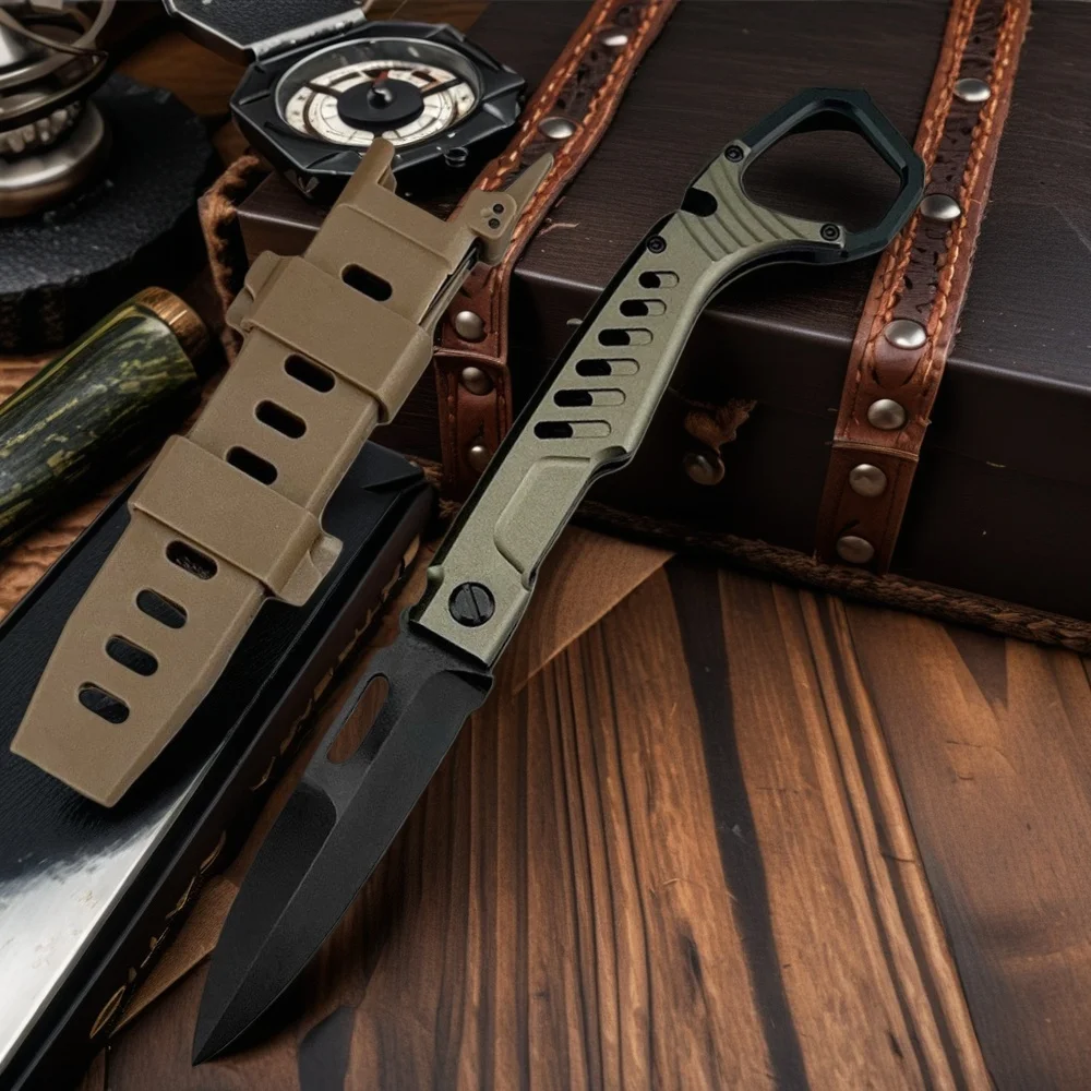 

Высококачественный тактический складной нож N690 с алюминиевой ручкой T6, ножи для повседневного переноски в джунглях, охоты на открытом воздухе