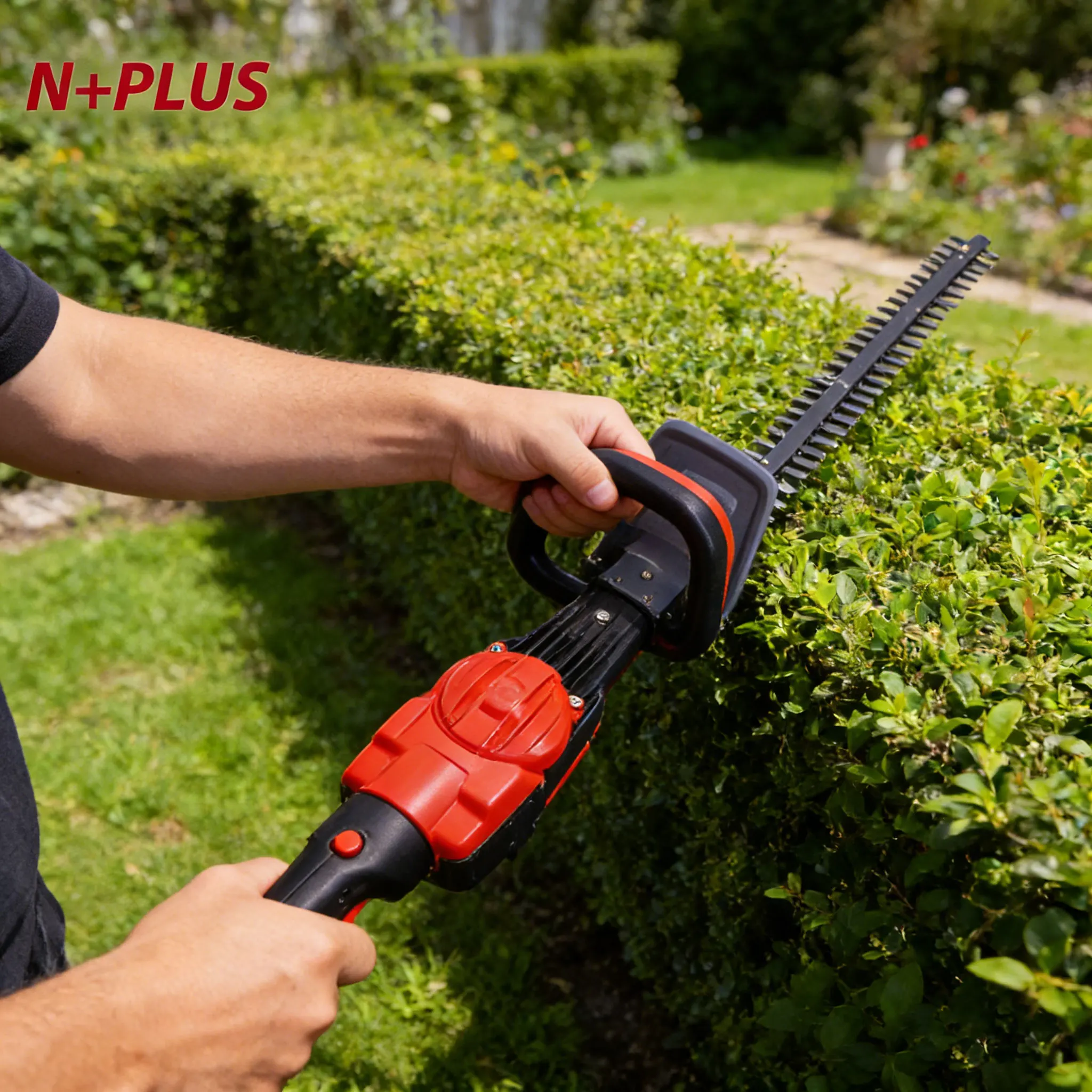 

High Performance Battery Powered Hedge Trimmer Powerful Motor Fast Cutting Speed Professional Landscaping Electric Hedge Trimmer