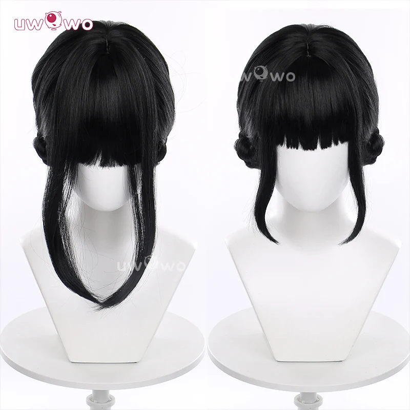 

UWOWO Zoey Wig Kpop Huntrix Zoey Cosplay Wig Long Hair Black Hair Halloween Wig