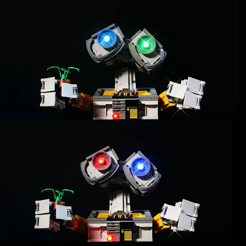 مجموعة إضاءة LED لجدار روبوت فيلم أنيمي LEGO 21303 - هدية E Ideas DIY (لا تشمل مجموعات الطوب لبنات البناء) #5