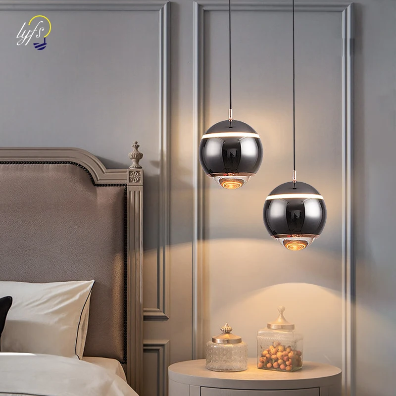 Nordic LED Pendant Lights Indoor Lighting Bedside For Home Chandelier Light Living Room Decoration Kitchen Lift Hanging Lamp