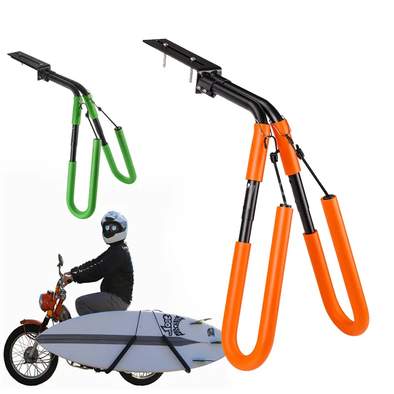 Universal Motorcycle Surfboard New Carring Holder Frame Bracket Moped Motorbike Accessory Surfing Board Carrier Mount
