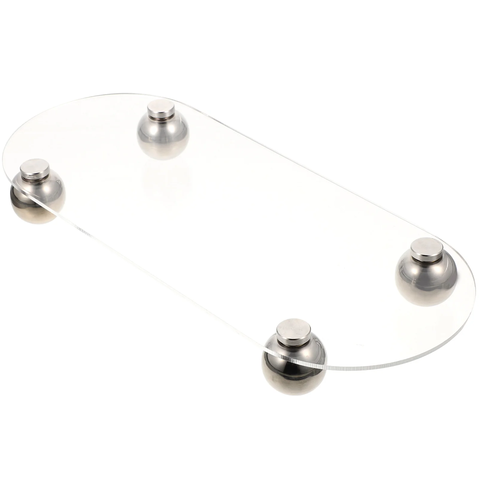 

Acrylic Storage Tray Material Desk Organizer Home Use Lightweight Jewelry Perfume Makeup Snack Holder Storage