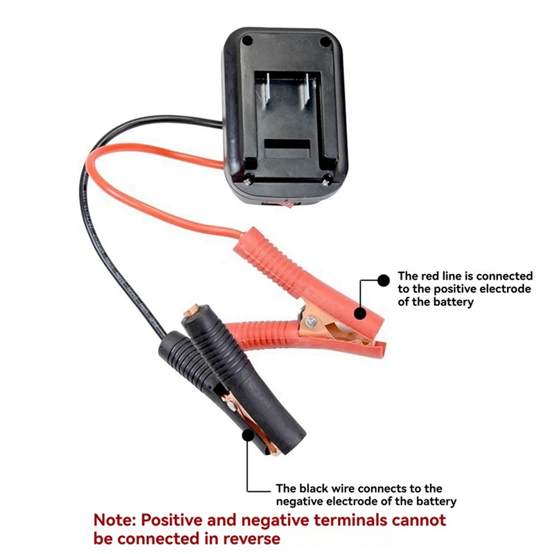 Igniter Jump Starter For Makita Lithium Battery Booster Cable Adapter Emergency Power Kit DIY Converter With Clip