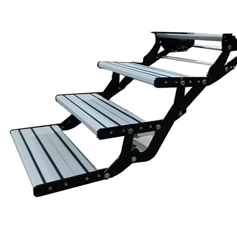 

RV Electric Triple 3-Layer Step External Entry Step for Motorhome Camper Trailer