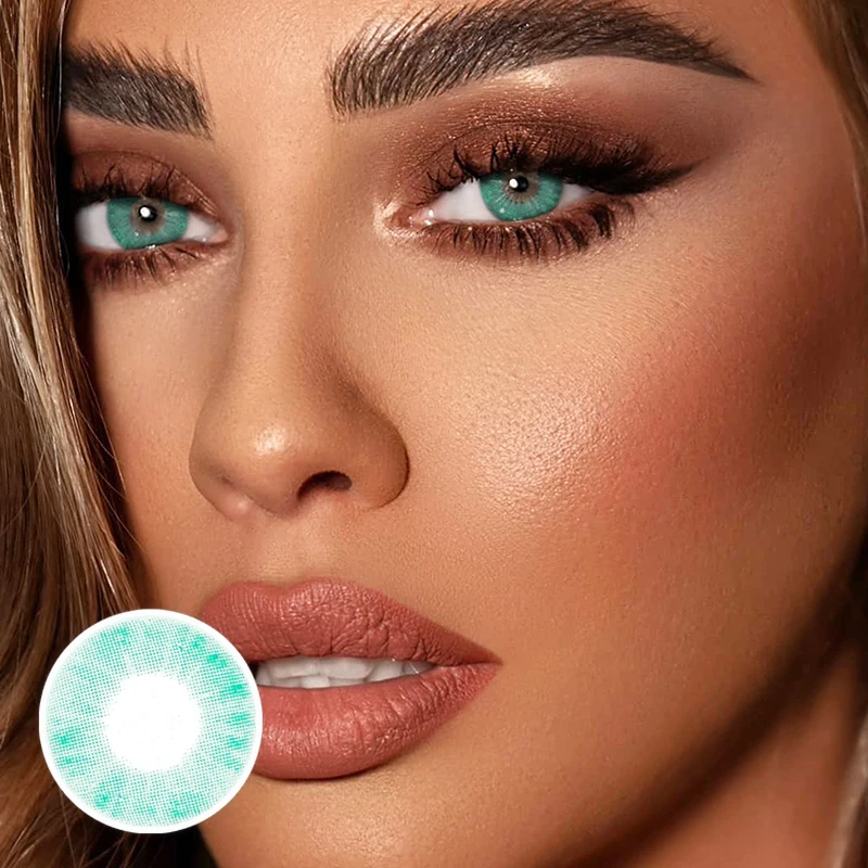Bio-essence 1 Paar farbige Kontaktlinsen für Augen, graue Augenkontaktlinsen, blaue Linsen, natürliche Modelinsen, kosmetischer Augenkontakt – Detail 12