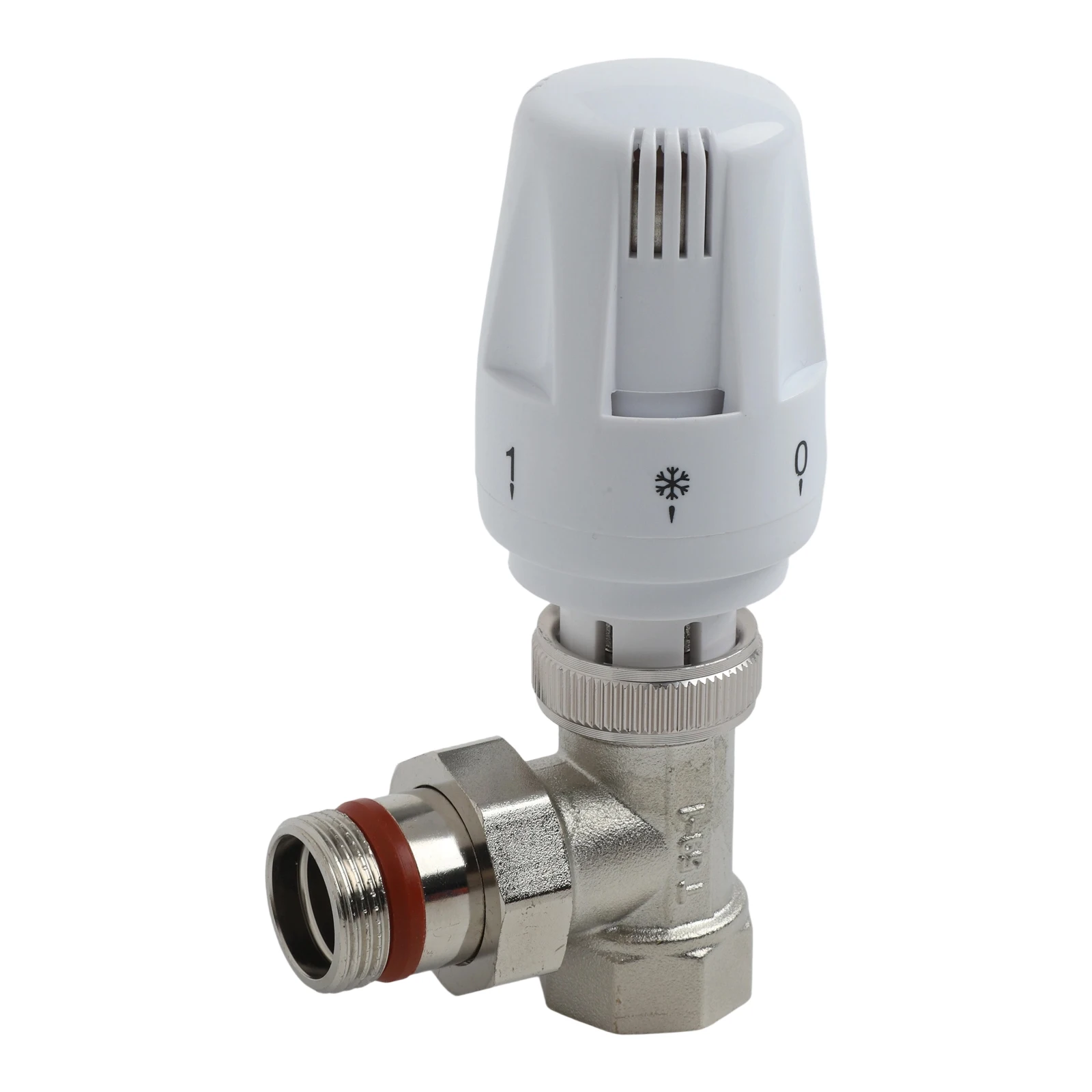 Automatic Thermostatic Radiator Valve Copper G1/2 G3/4 Angle Type For Floor Heating System Precise Temperature Control Energy Sa