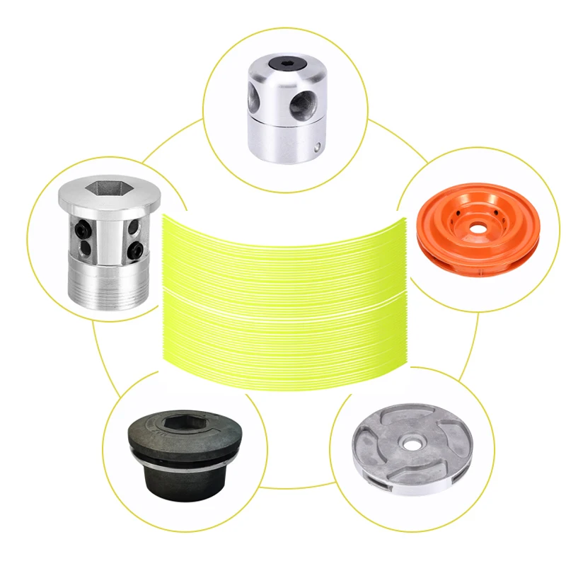 30 Nylon Grass Trimmer Cords, Square Structure, Strong and Durable, High Toughness, Suitable for Various Types of Lawn Mowers, Garden Tool Accessories