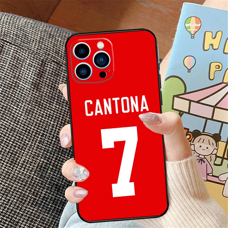 Football Player number Phone Case For iPhone 15 13 12 11 14 16 Pro Max X XR XS Case For iPhone 15 12 13 Mini Plus Cover