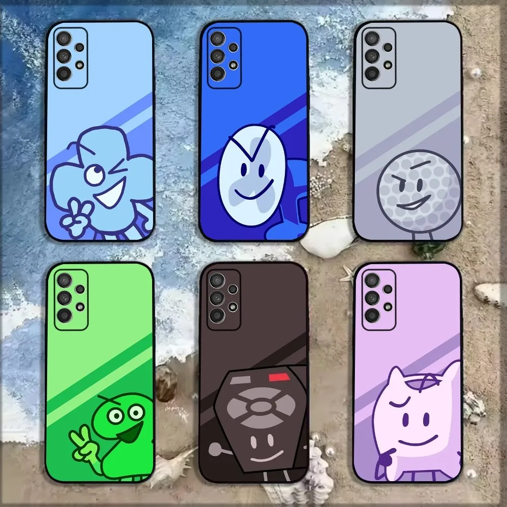 Bfdi Battle For D-Dream Island Phone Case For Samsung Galaxy A13,A21s,A22,A31,A32,A52,A53,A71,A80,A91 Soft Black Shell