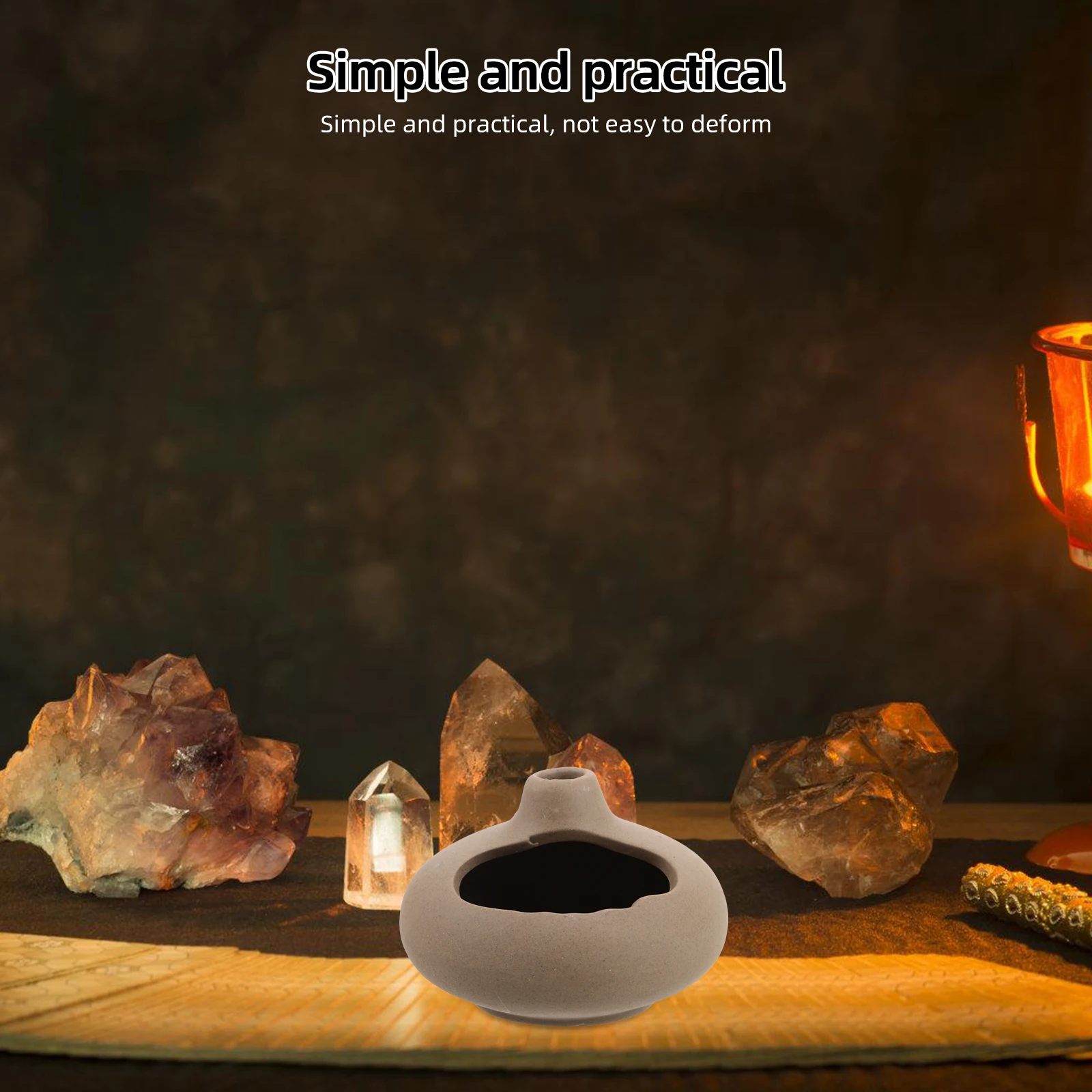 

Ceramic Palo Santo Burner Handmade Terracotta Incense Tray Smudge Stick Holder Holder Sage Tray Relaxing Home Use