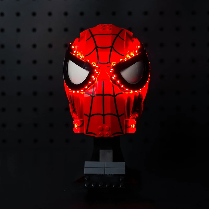 Premium DIY led-lichtset voor Lego 76285-masker (alleen led-licht, zonder blokken model) verheldert uw creaties