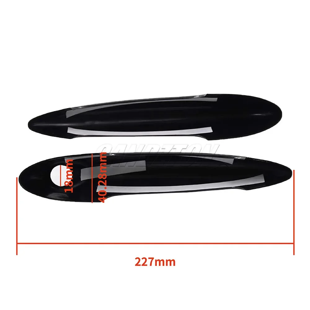 Do BMW MINI Cooper S R50 R52 R53 R55 R56 R57 R58 R59 R61 Gloss Black lub Carbon Fiber Car Door Handle Cover Auto Parts