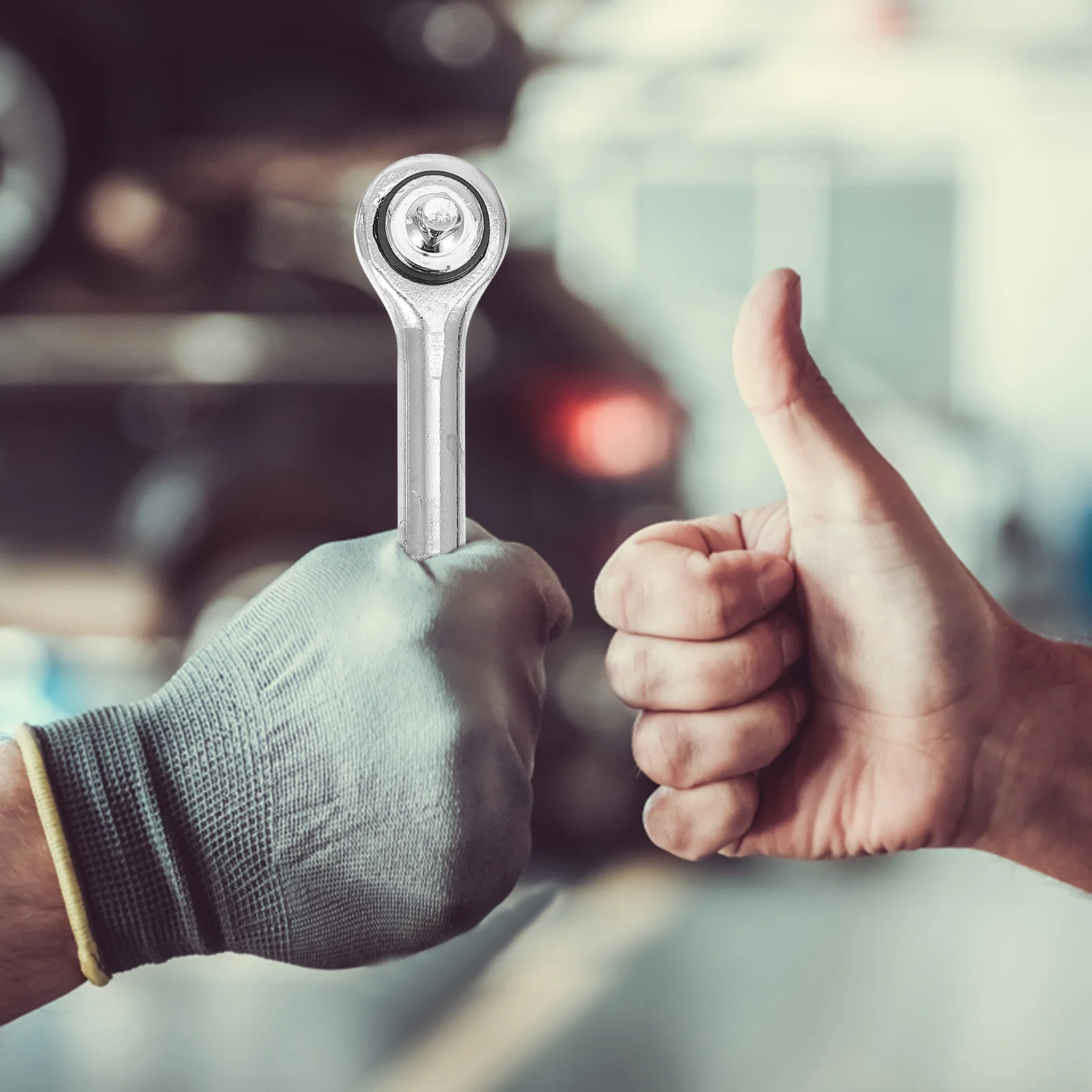 2Pcs Ratchet Socket Wrenches Universal Repairing Lightweight Steel Ergonomic Anti Skid Handle Car Repair Wrench Quick Release - Image 6