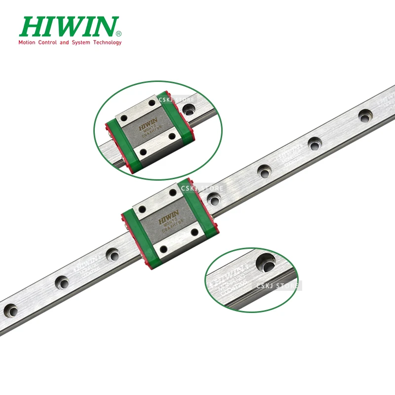 HIWIN MGN12C 500mm 550mm 600mm 650mm 700mm Rail HIWIN MGN12C Linear Rail 500mm 550mm 600mm 650mm 700mm