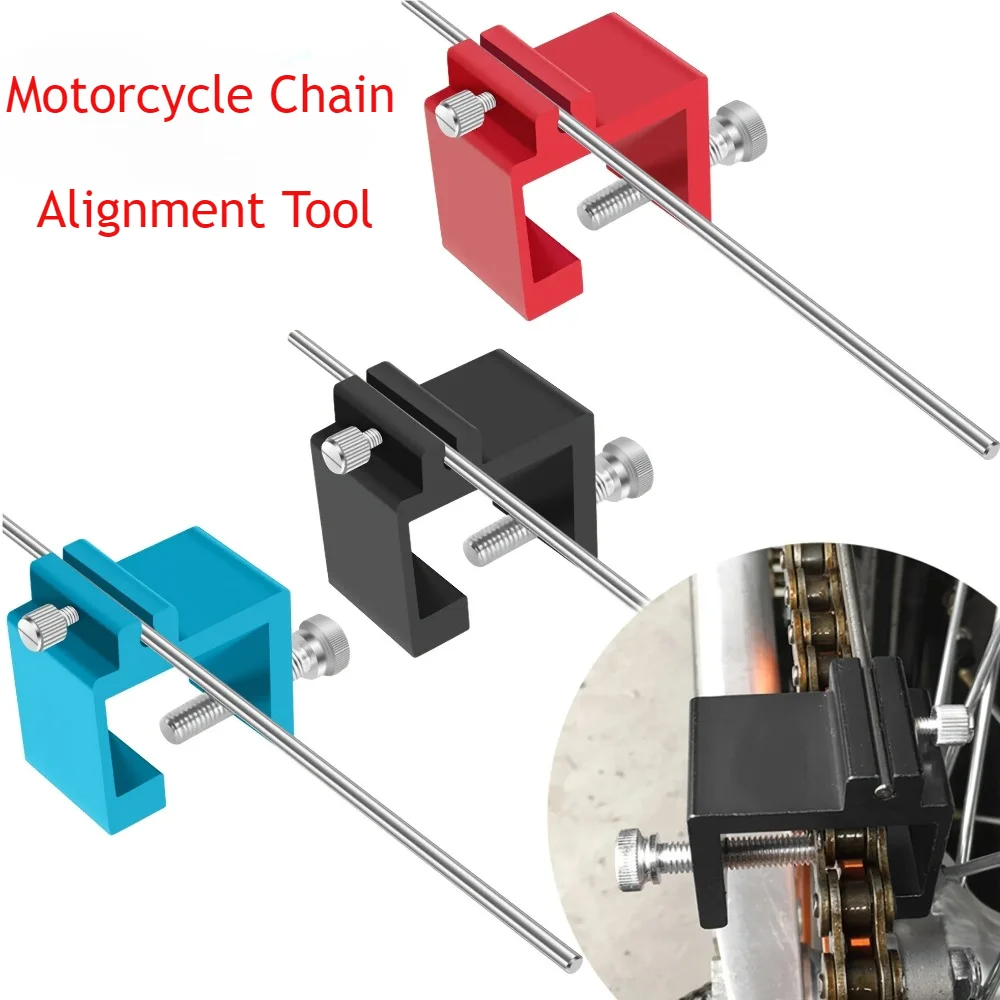 Universal Motorcycle Motorbike Chain Sprocket Alignment Tool ATV Motorcycle Chain Alignment Tool Motorrad Gadget Accessories