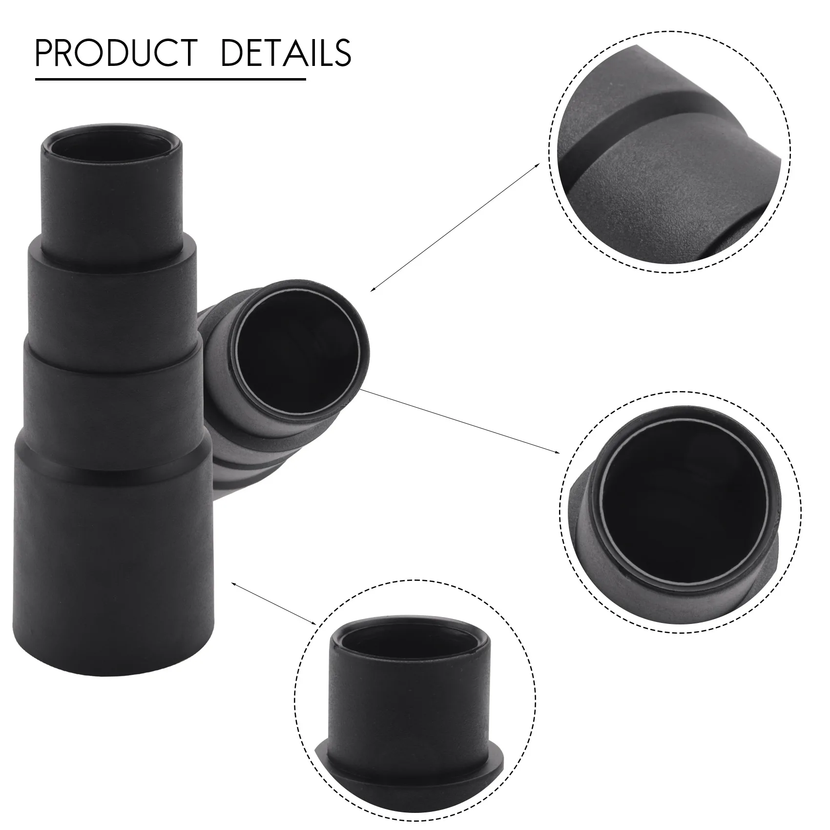 A61T-3 Pz Aspirapolvere Strumento di Potere Estrattore di Polvere Tubo Adattatore Universale 32 Millimetri 35 Millimetri Adattatori di Pulizia Spazzola Testa di Aspirazione connettore