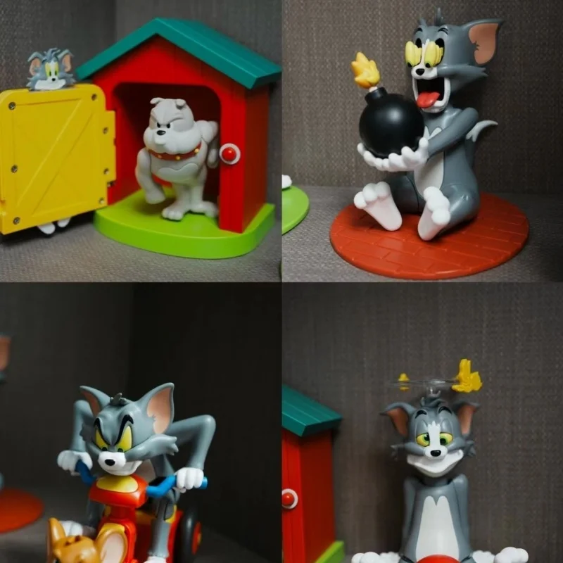 Hot 52toys Tom And Jerry Anime Figure Poor Tom Series Blind Box 2024 New Tom And Jerry Mystery Box Room Decoration Birthday Gift