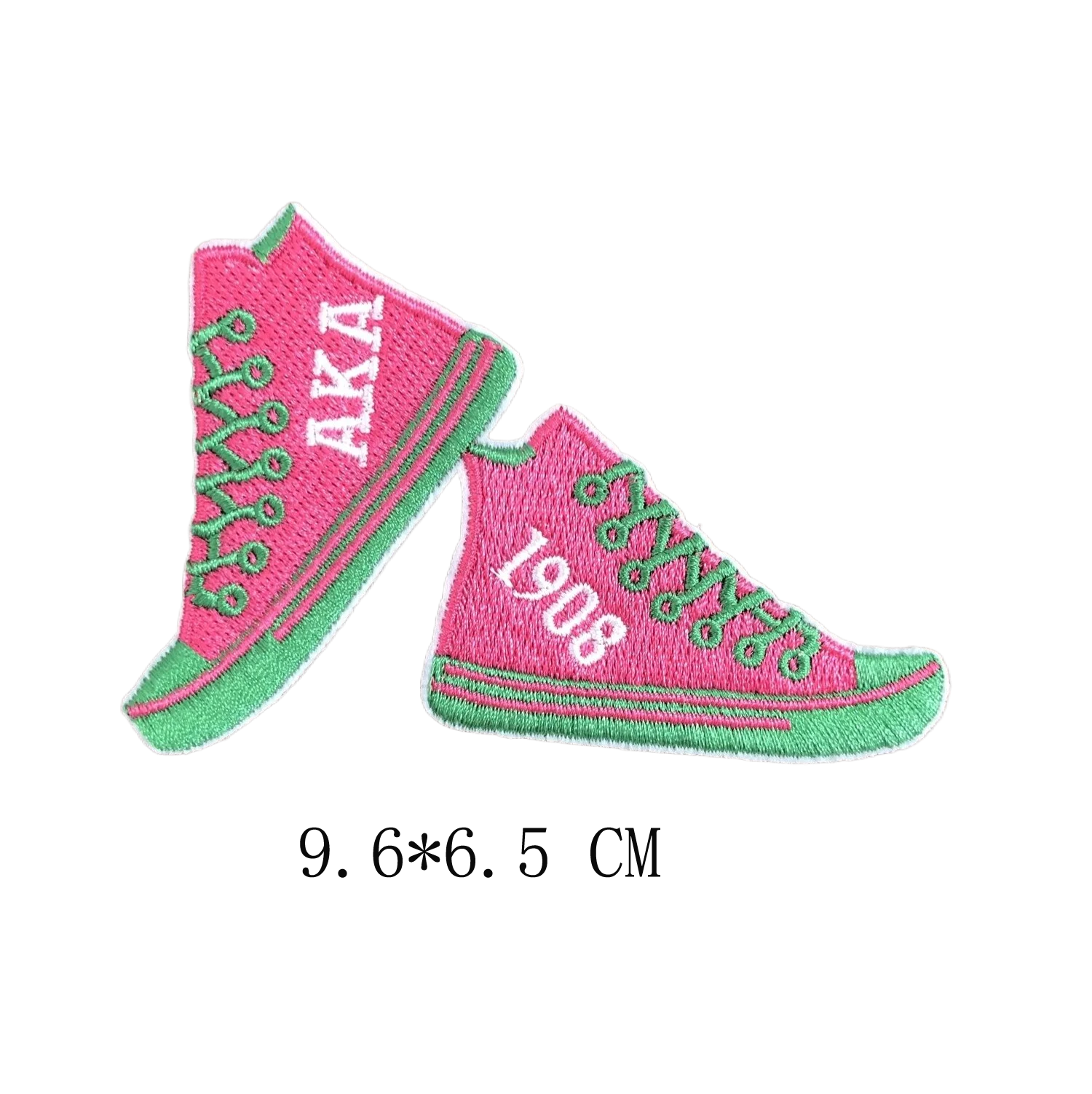 3-5 Inch Small Size AKA Alpha Kappa Alpha Sorority  Embroidered Patches Iron on Patches for Clothing and bags