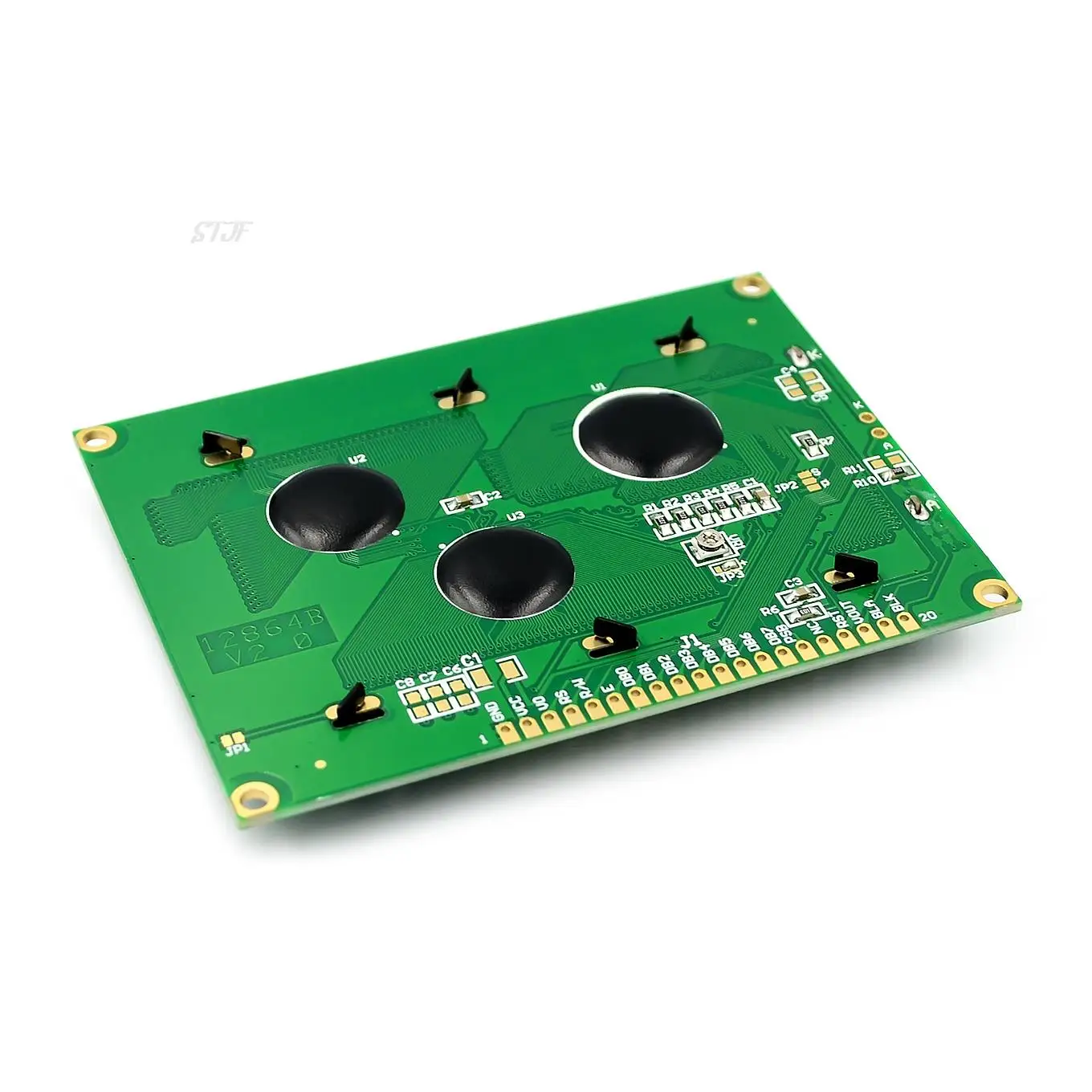 LCD-Karte gelb grün blau Bildschirm 12864 128x64 5v blaue Bildschirm anzeige st7920 LCD-Modul für Arduino 100% neues Original – Detail 5