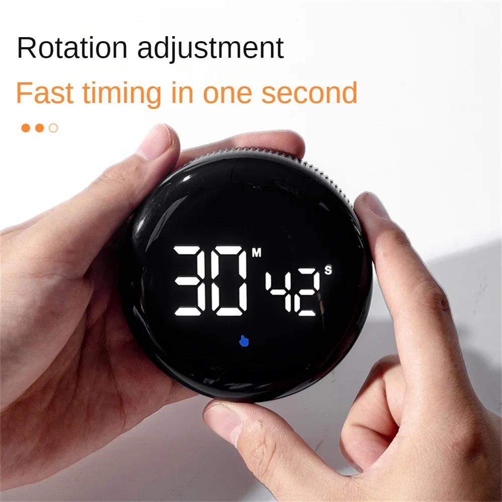 1/3SETS Spin Timer Portable Solid Cooking Reminder Accurate Timing Easy To Use Reminder Time Management Monitor Durable Timer