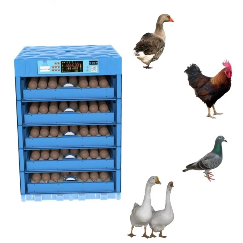 2026 Automatic Roller Type 64-320 Egg Incubator Machine 220V for Chicken and Duck Hatching
