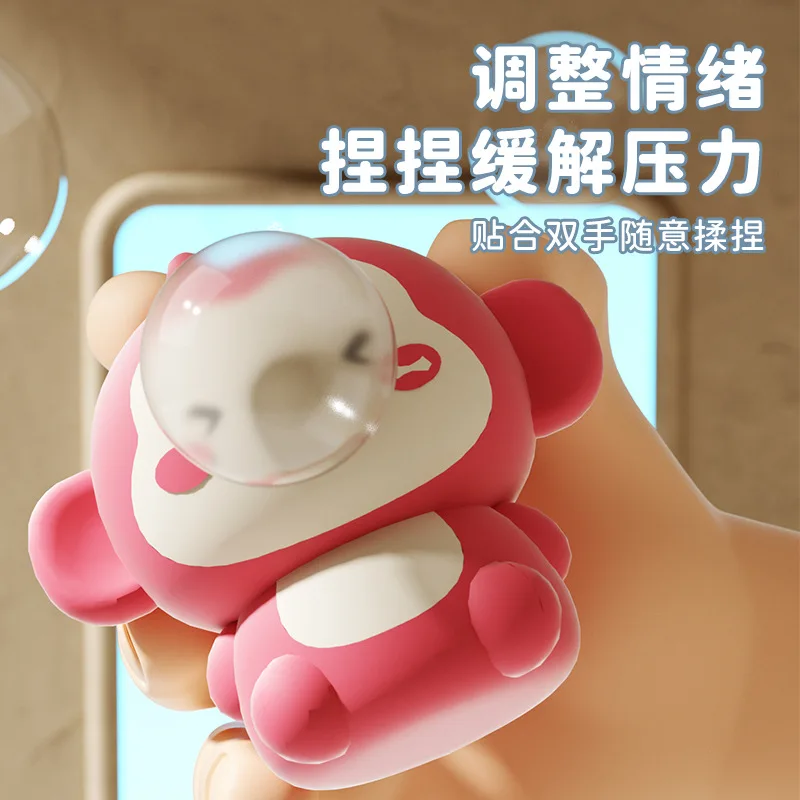 柔らかい吐き出し型おもちゃ 漫画カピバラ パンダ ペンギン スクイーズ ストレス解消おもちゃ 面白い子供用スクイーズボール 感覚玩具 フィジェットトイ