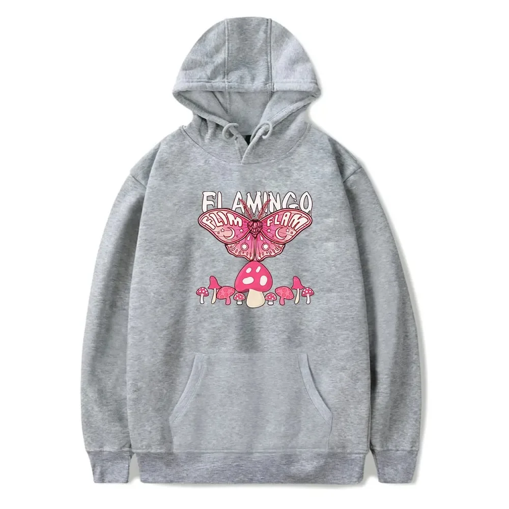 Moletom feminino Flim Flam Flamingo, pulôver de moda feminina, moletom feminino mangá, 2024