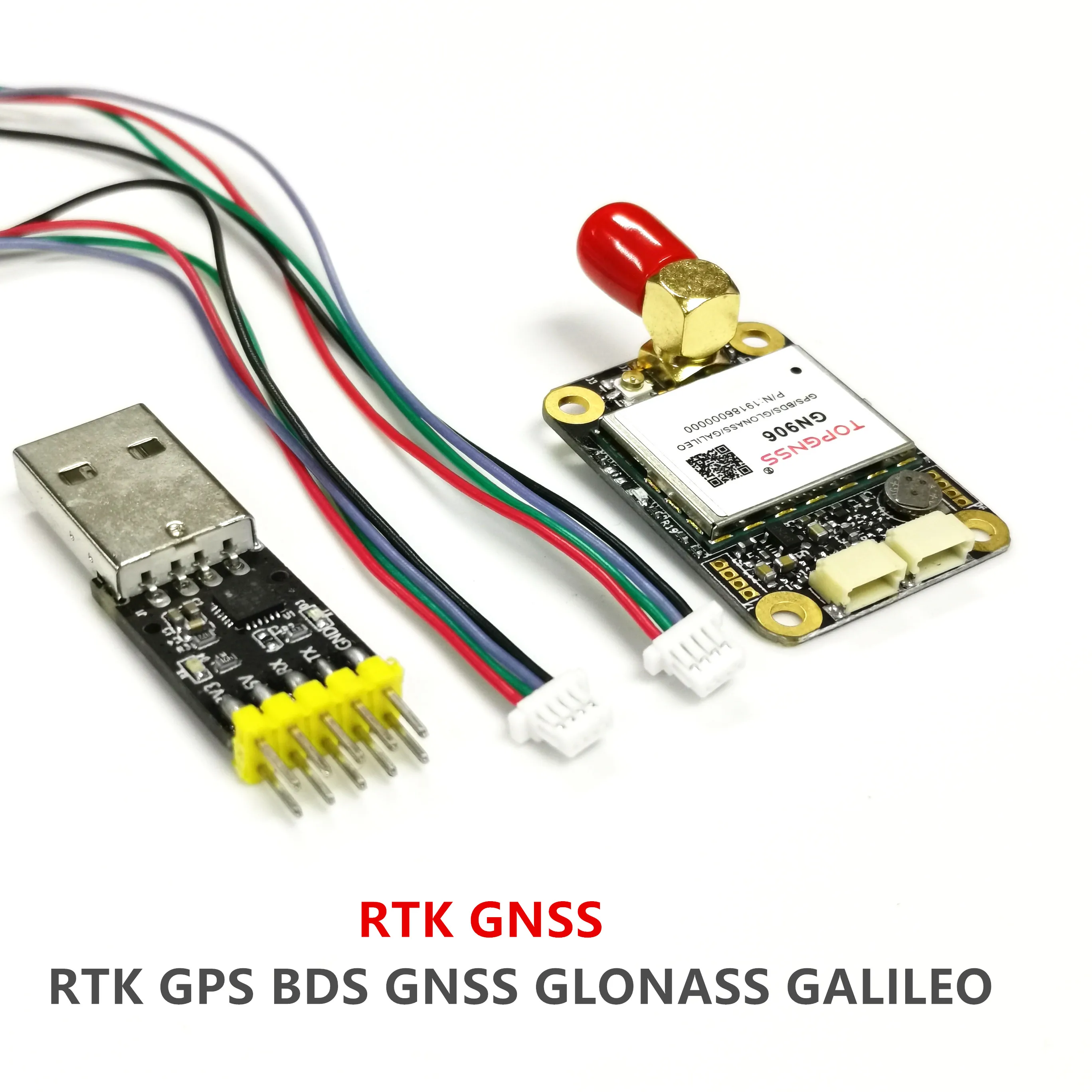 Entworfen mit dem ZED-F9P F9-Modul, dem hochpräzisen RTK-GNSS-Empfänger kann als Basisstation und Rover TOPGNSS TOP3509 verwendet werden