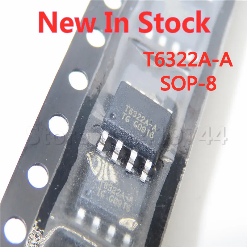 5PCS/LOT T6322A-A T6322A-ADG SOP-8 LED driver chip In Stock NEW original IC