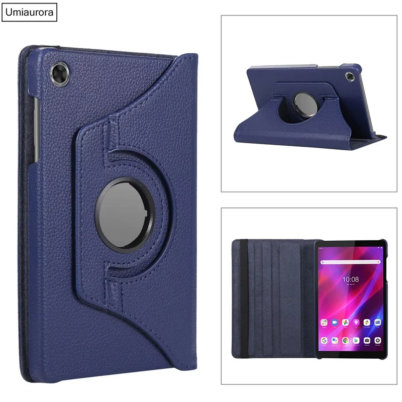 Coque For Samsung Galaxy Tab A9 8.7 inch 2023 SM-X110 SM-X115 SM-X117 360 Degree Rotating Stand Tablet Funda Protective Case