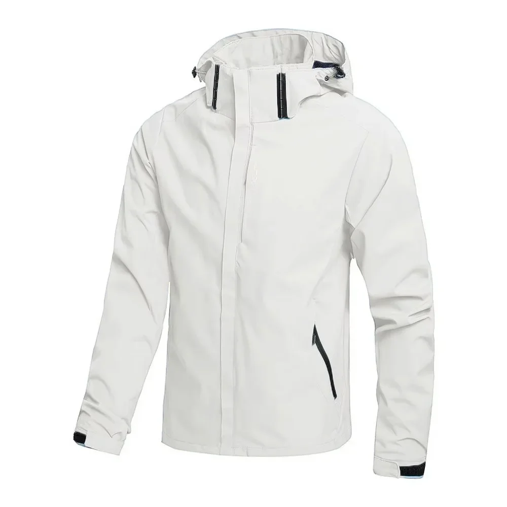 

Outer Hooded Outdoor Raincoat Hiking Windproof Jacket Mens Waterproof Rain Jacket Lightweight Climbing Outdoor Mens Jackets