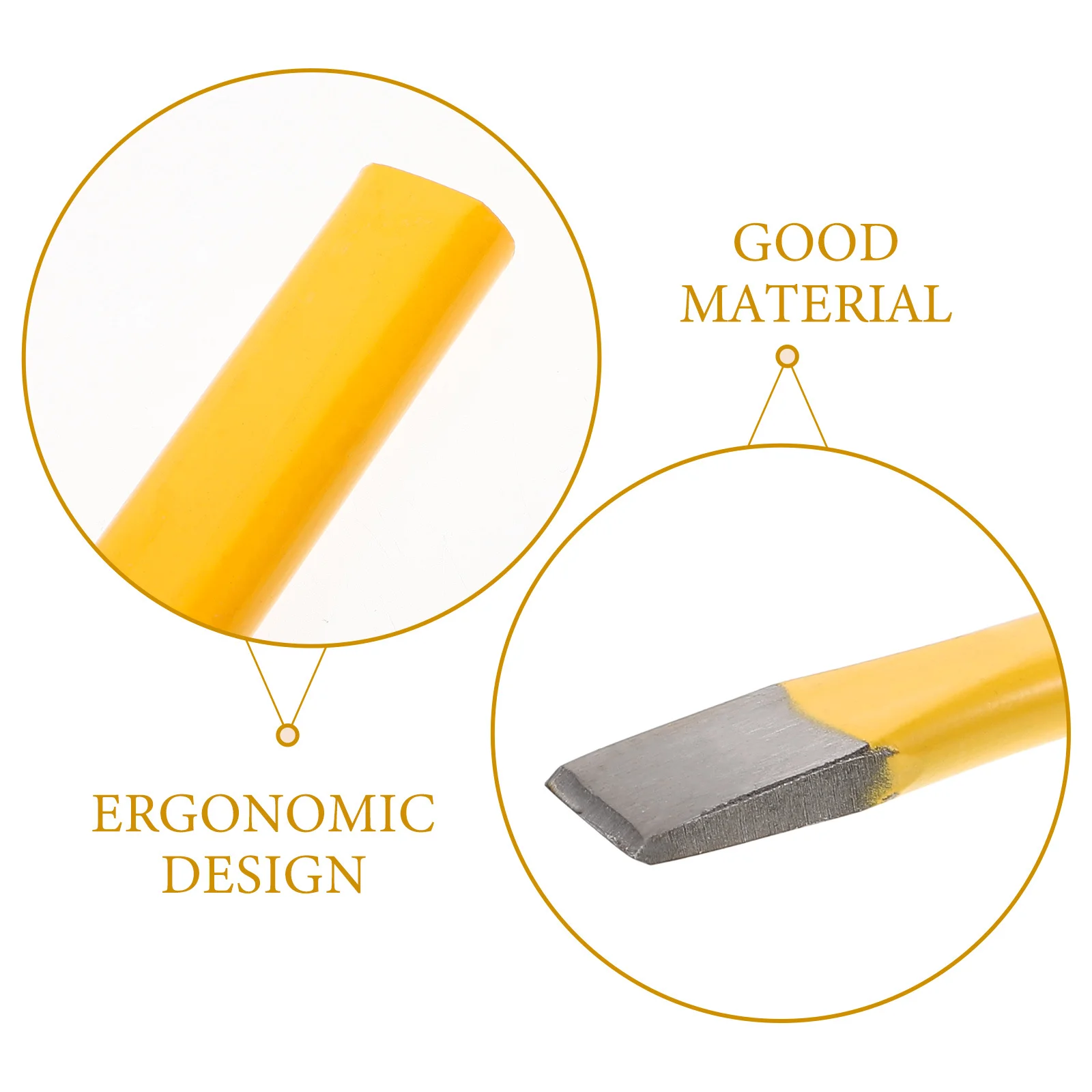 

Stone Masonry Chisel Heavy Duty Steel Flat Tip For Diy Carving Concrete Sculpture Craft Handheld Tool Masonry Chisel